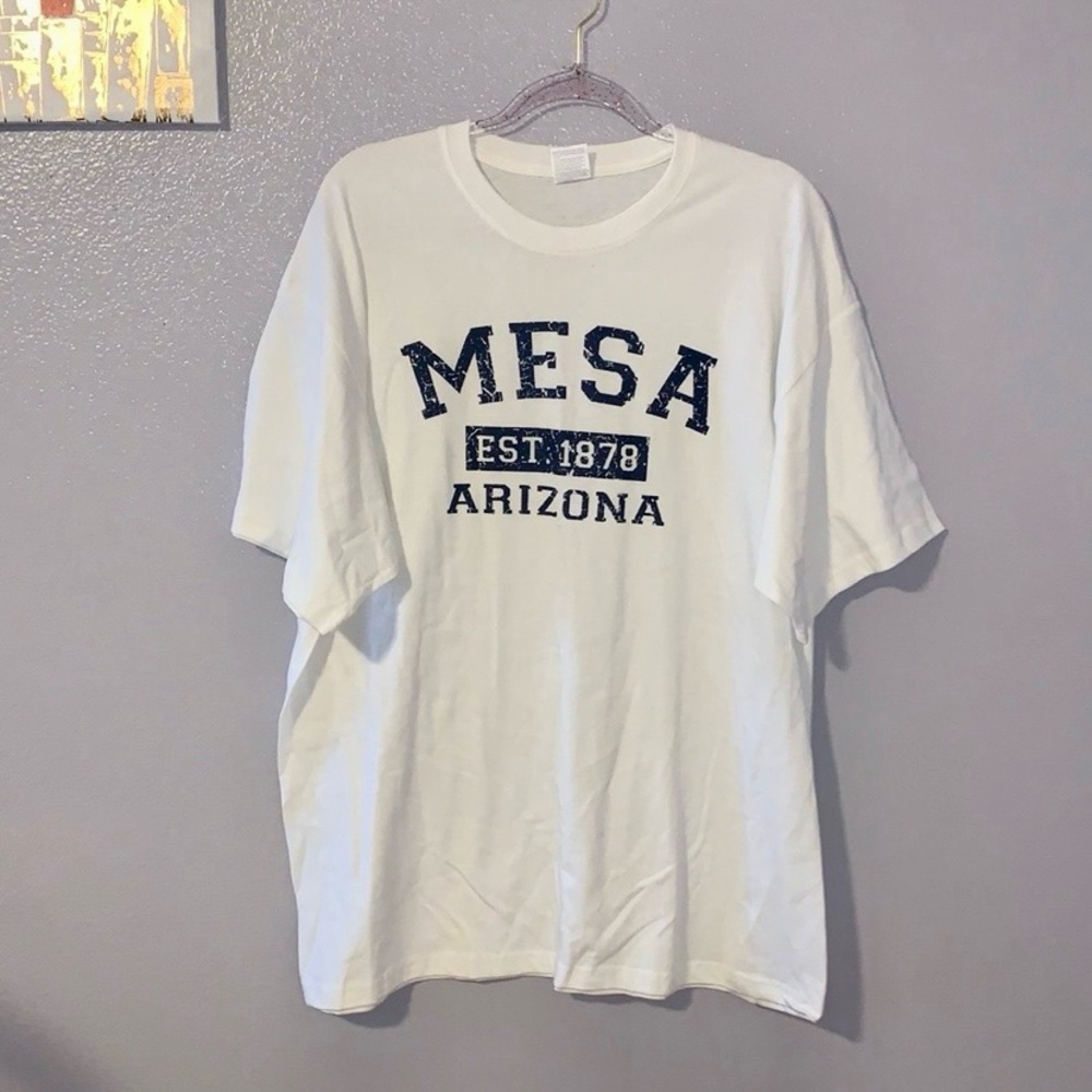 Keya USA Mesa Arizona 1878 White Mens XL short sleeve shirt